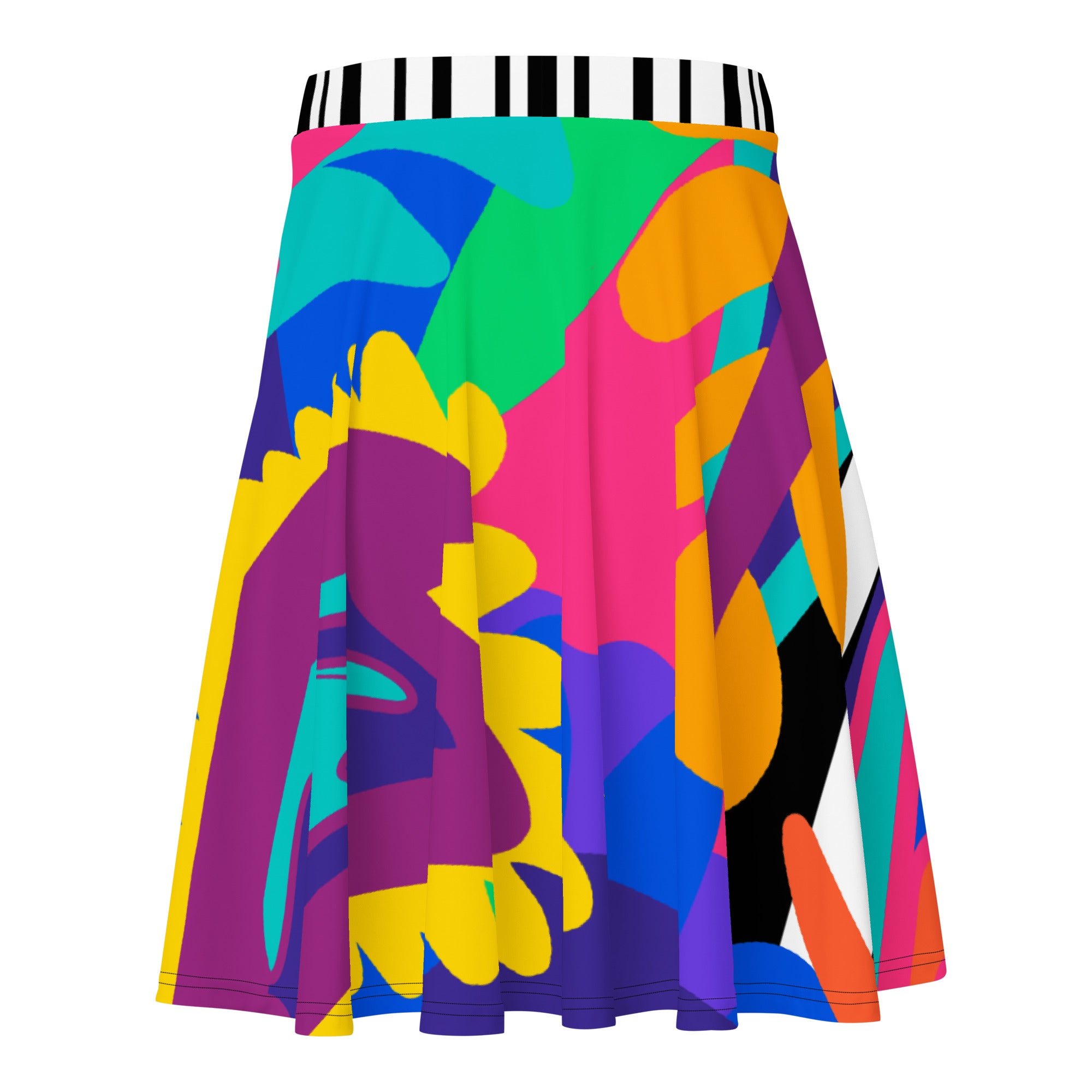 Star Vixen Women's Full Short Ponte Knit Skater Skirt~9 patterns~6  sizes~See All | eBay